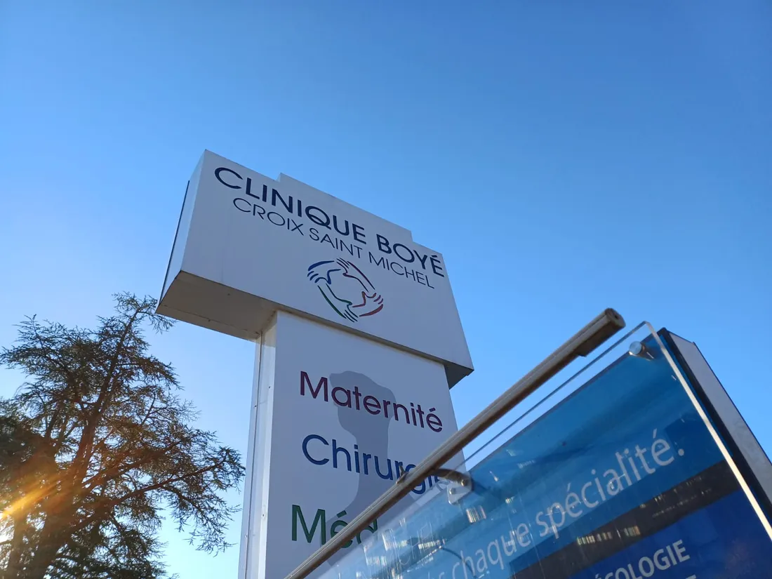 L'entrée de la clinique Boyé à Montauban.