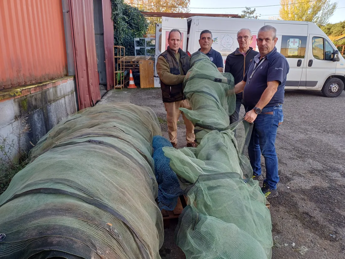 Des arboriculteurs du Tarn-et-Garonne ont déjà fait don de filets à Occitalien.