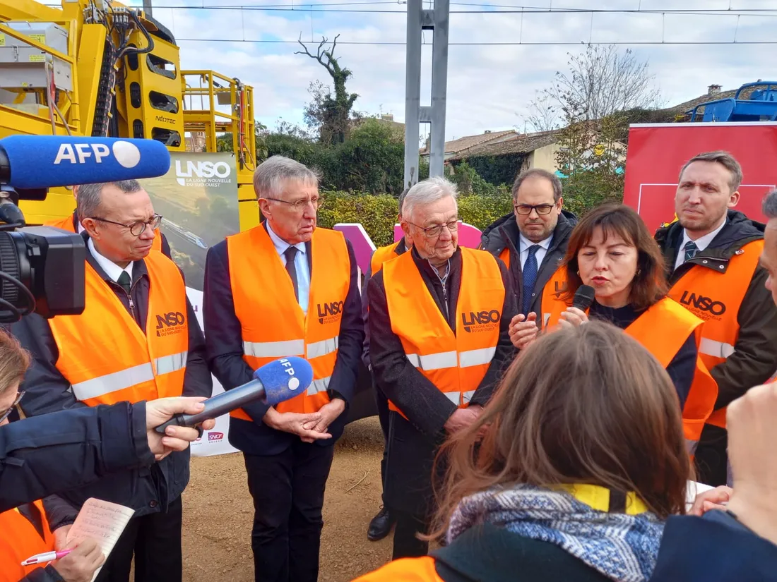 La présidente de région Carole Delga était présente pour cette présentation