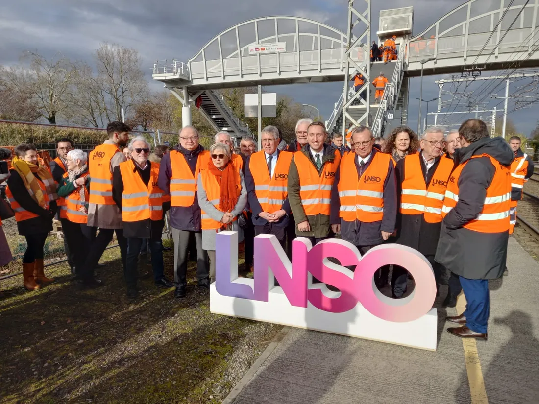 La présentation de la Ligne Nouvelle Sud Ouest, à Saint-Jory