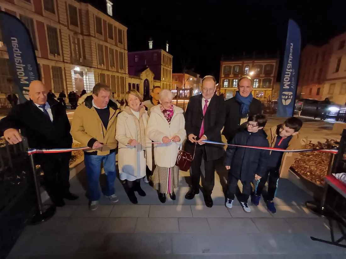 La place Foch de Montauban inaugurée ce lundi 15 décembre 2025.