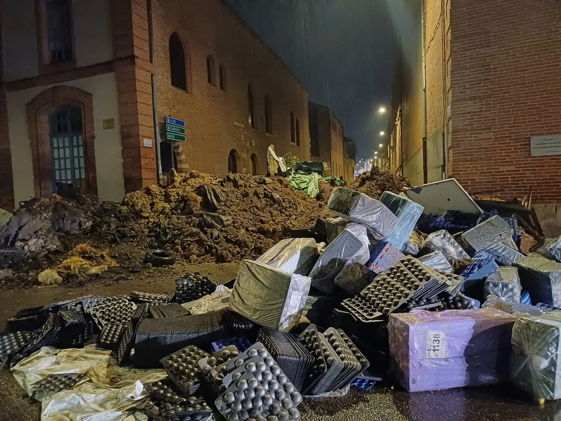 Déversements agricoles le 30 janvier 2026 à Montauban (Tarn-et-Garonne).
