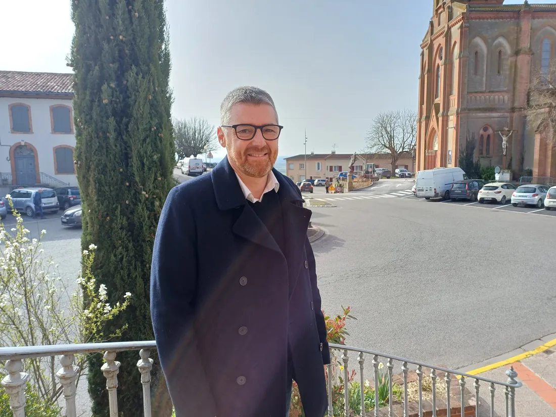 Thierry Delbreil, maire de Lafrançaise.