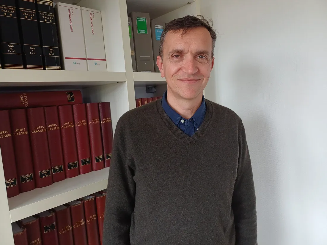 Julien Lacombe, notaire à Septfonds et représentant la chambre des notaires du Tarn-et-Garonne.