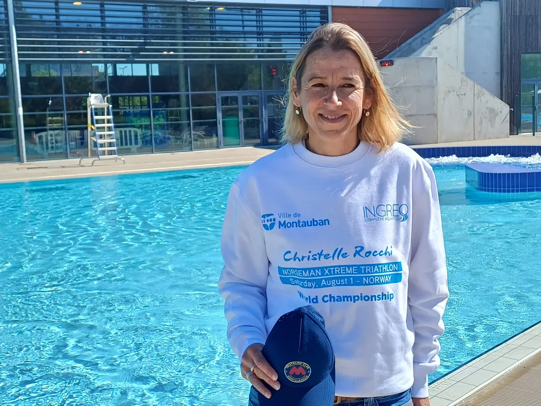 Christelle Rocchi s'entraîne régulièrement dans les bassins d'Ingréo à Montauban.