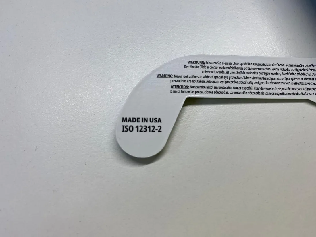 La norme ISO12312-2 à vérifier sur vos lunettes