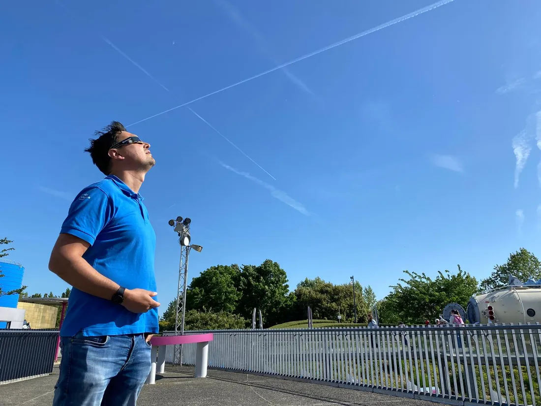 Benjamin Peter, responsable de l’actualité spatiale à la Cité de l’Espace de Toulouse