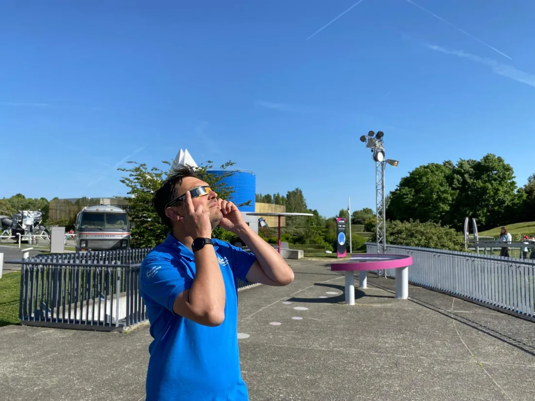 Benjamin Peter, responsable de l’actualité spatiale à la Cité de l’Espace de Toulouse