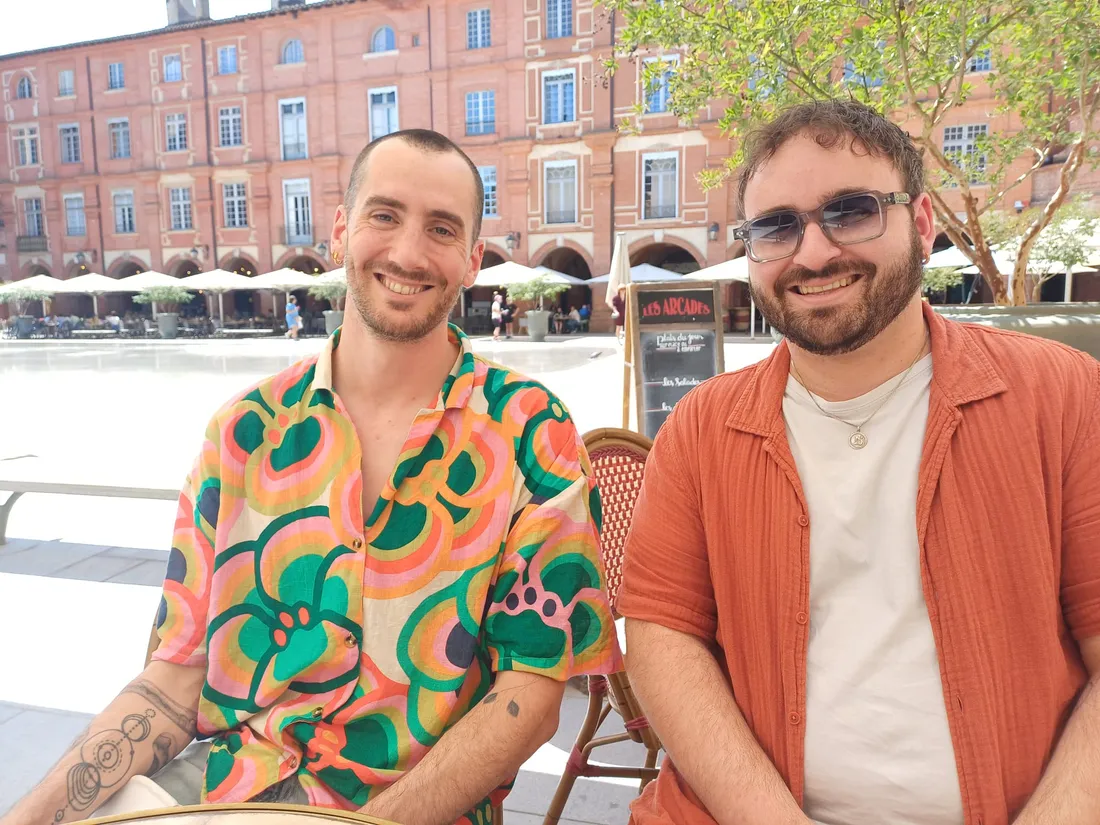 Vincent Prévot et Louis Bequet, président et trésorir de Pride 82.