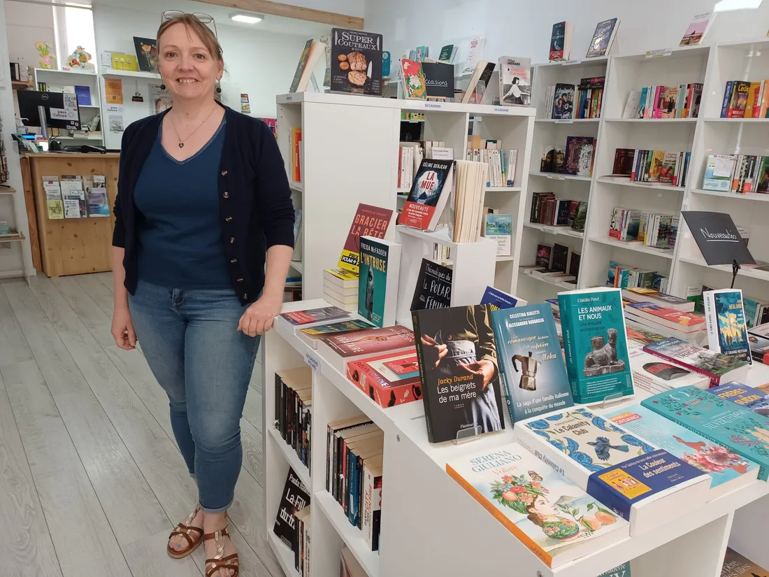 Nathalie Mahieu lance un appel aux clients de "Livres et Cie".