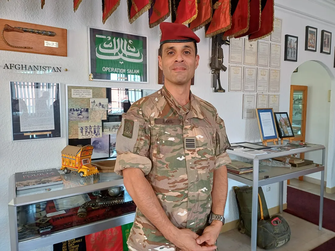 Le colonel Jérémy Akil, chef de corps du 17e RGP de Montauban.