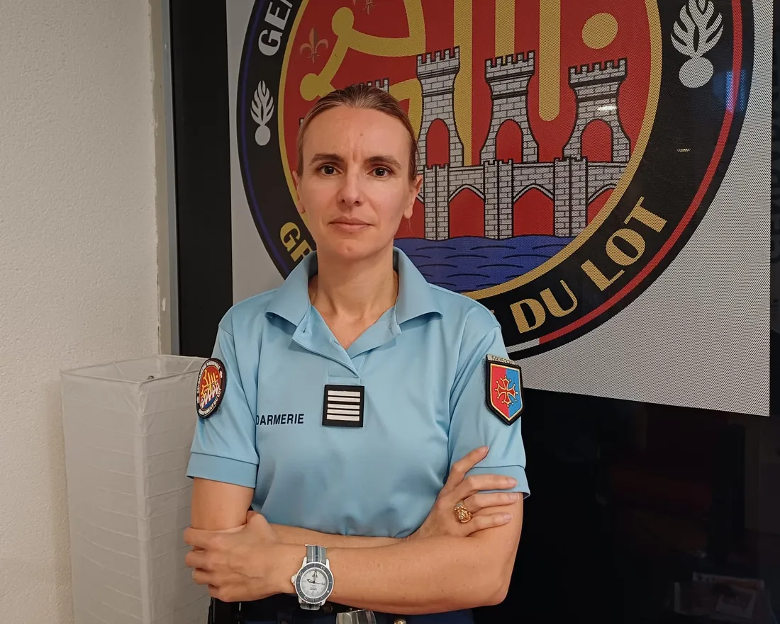 La colonelle Caroline Monge commande les 360 gendarmes du Lot.