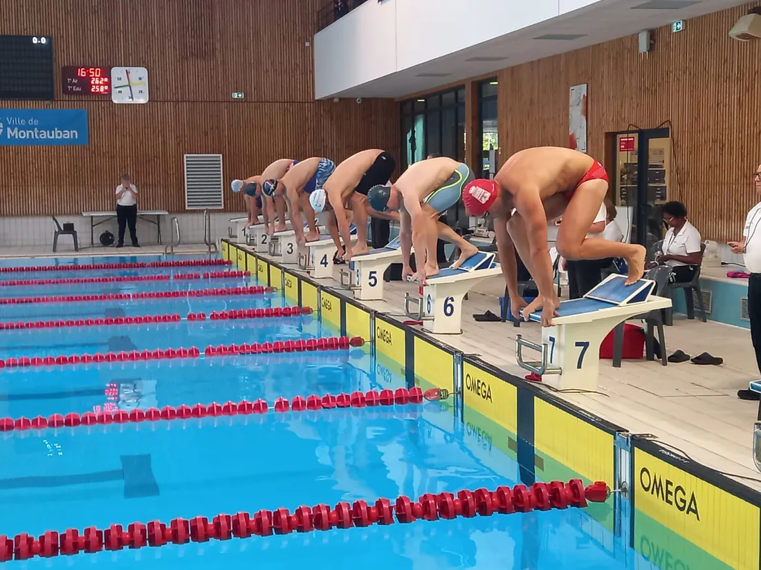 Les championnats de France militaire de natation à la piscine Ingréo de Montauban