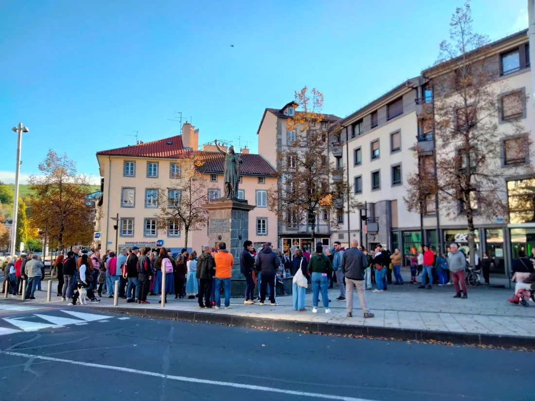 Faible mobilisation le 31 octobre 2026 à Aurillac (Cantal).