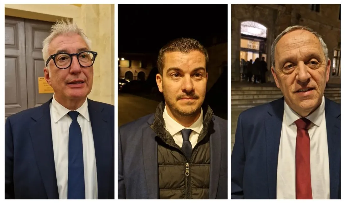 C.Rivenq, A.Bordarier et P.Planque, potentiels candidats au 2nd tour à Alès