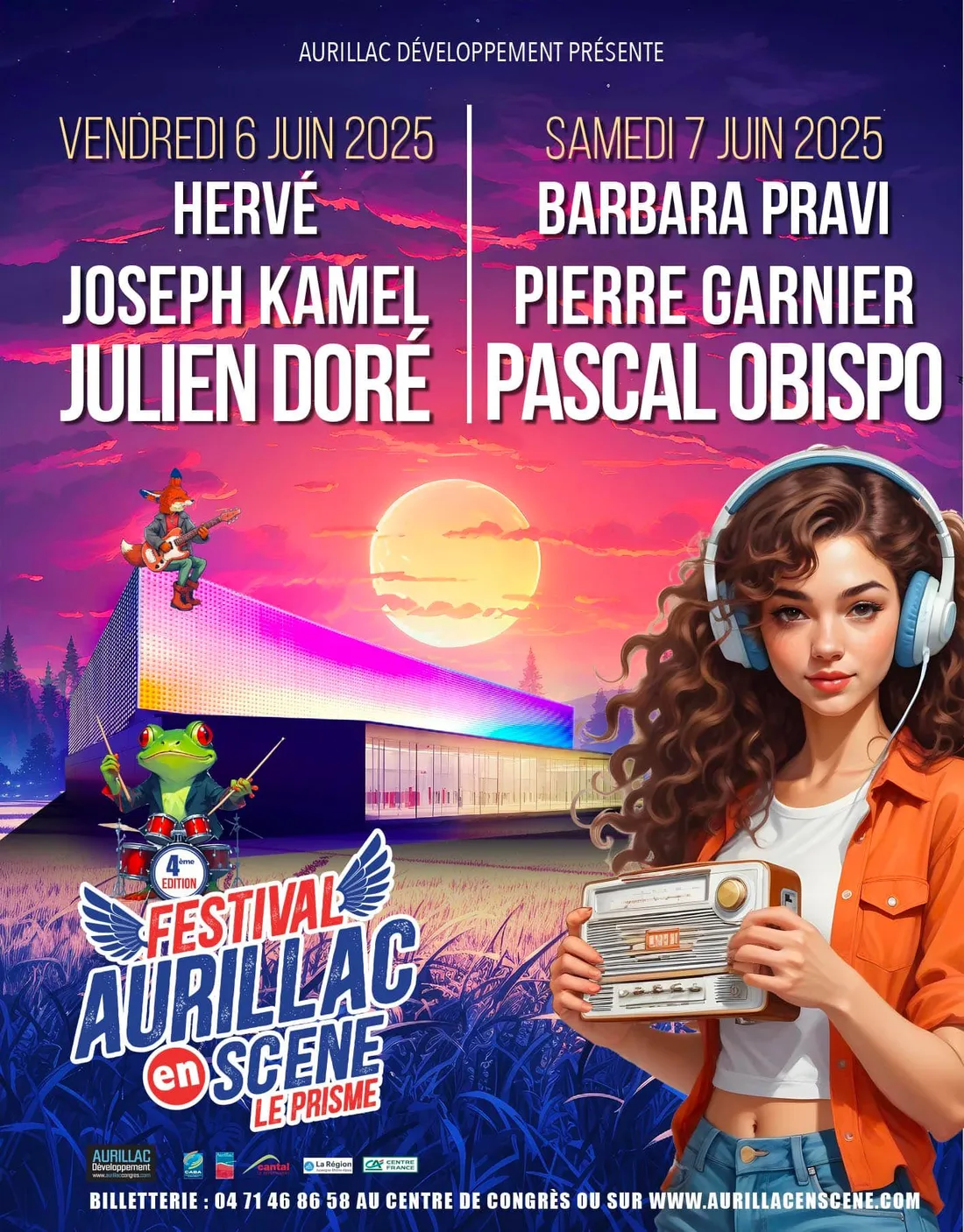 L'affiche du festival Aurillac en scène 2025