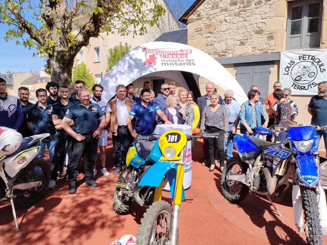 Présentation de l'Aveyronnaise Classic le 13 avril 2024 à laissac (Aveyron).