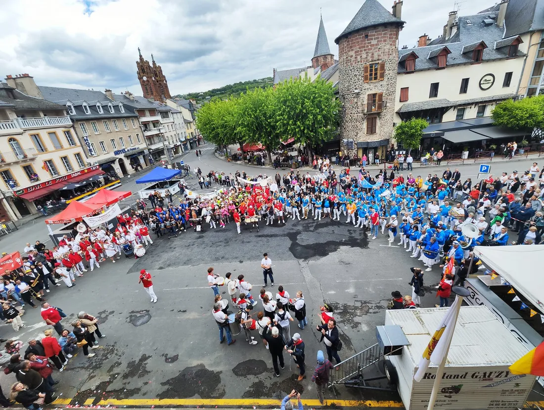 Le festival de bandas d'Espalion (Aveyron)