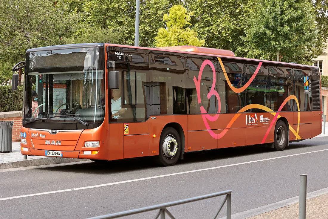 Un bus du réseau LibéA