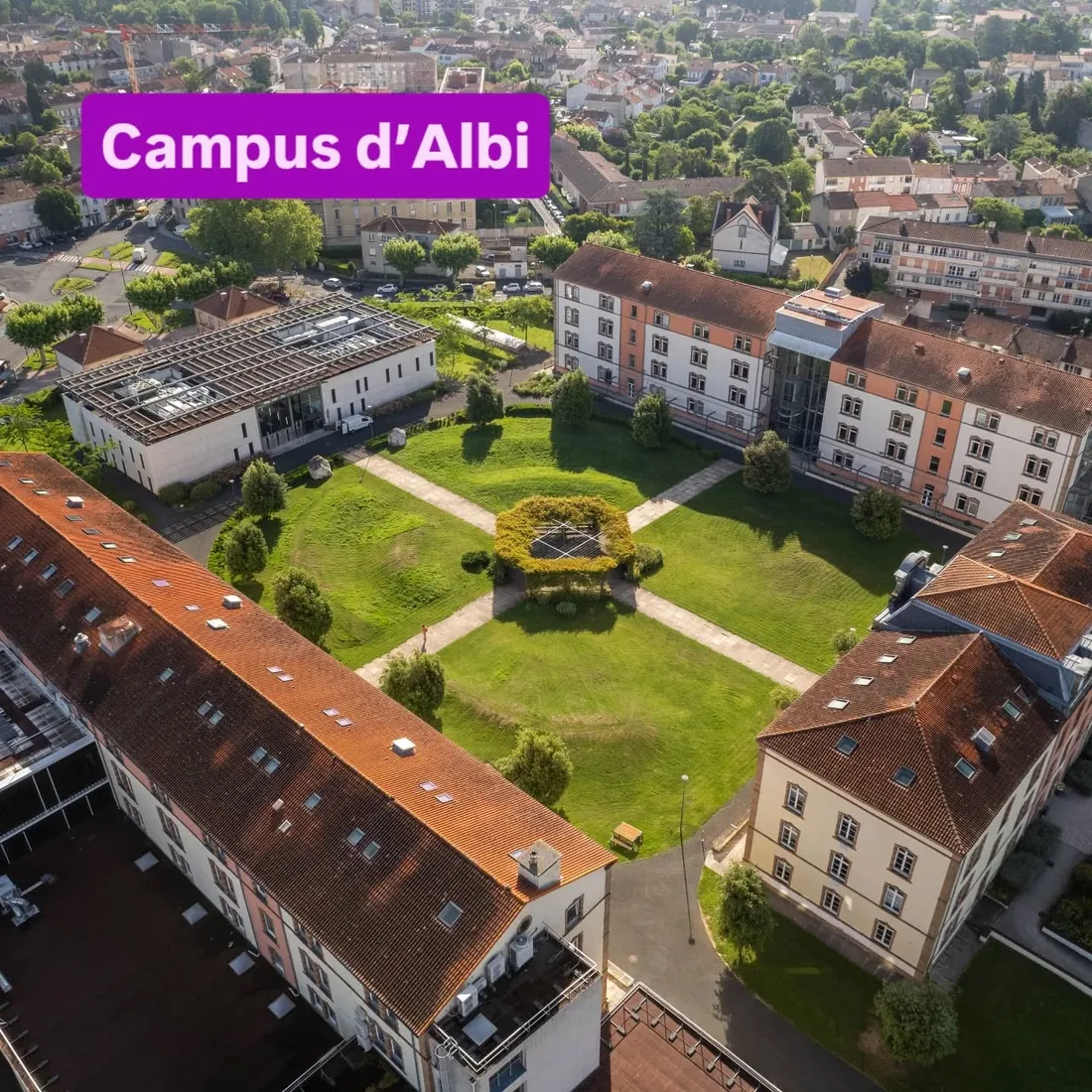 Le campus d'Albi (Tarn).