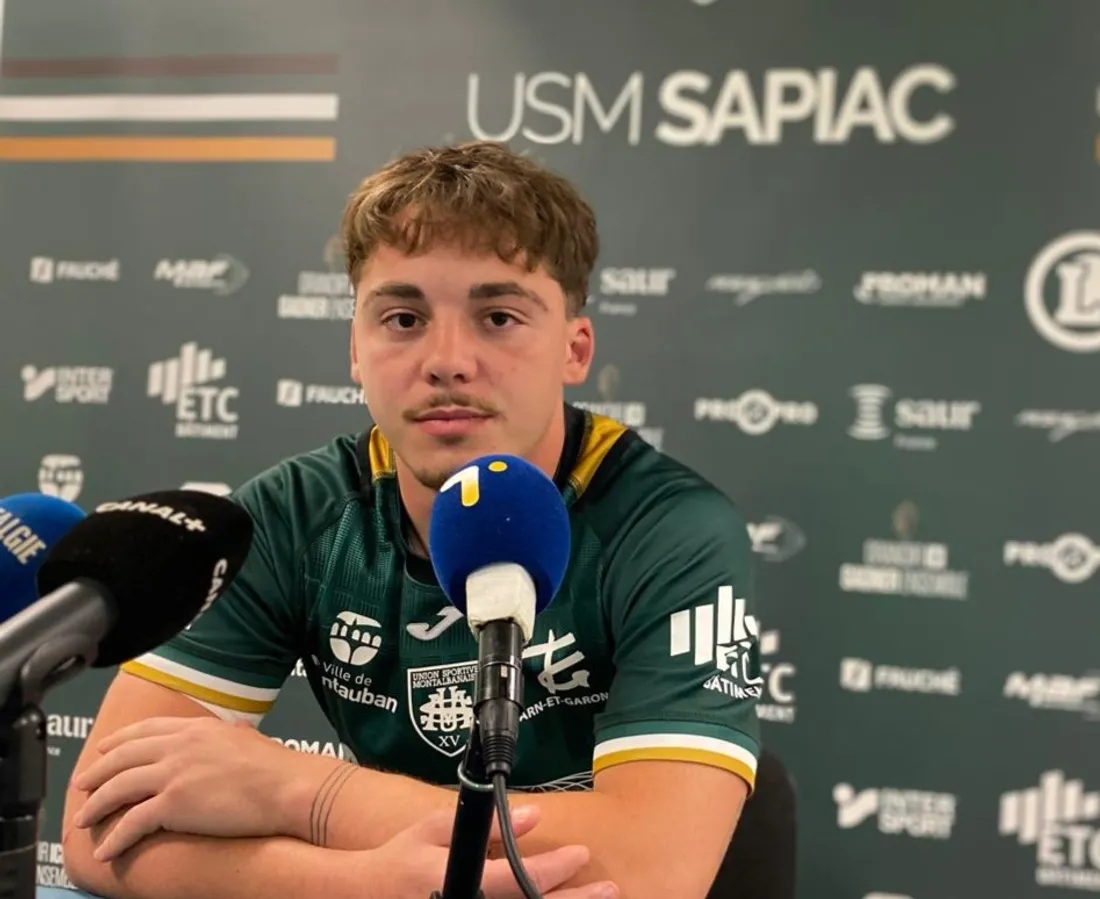 Mael Castel, demi de mêlée de l'USM formé à Montauban