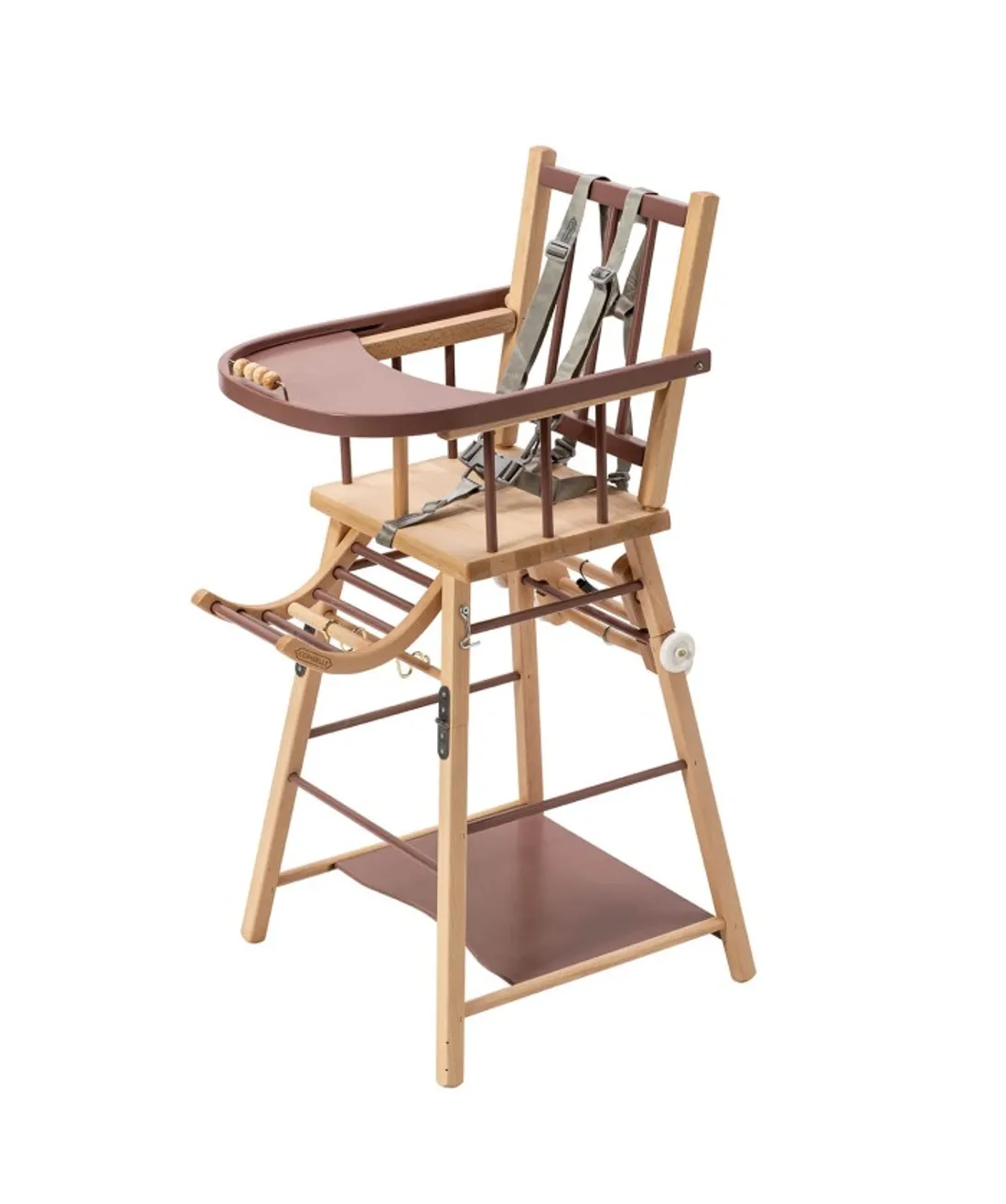 Un modèle de chaise haute.