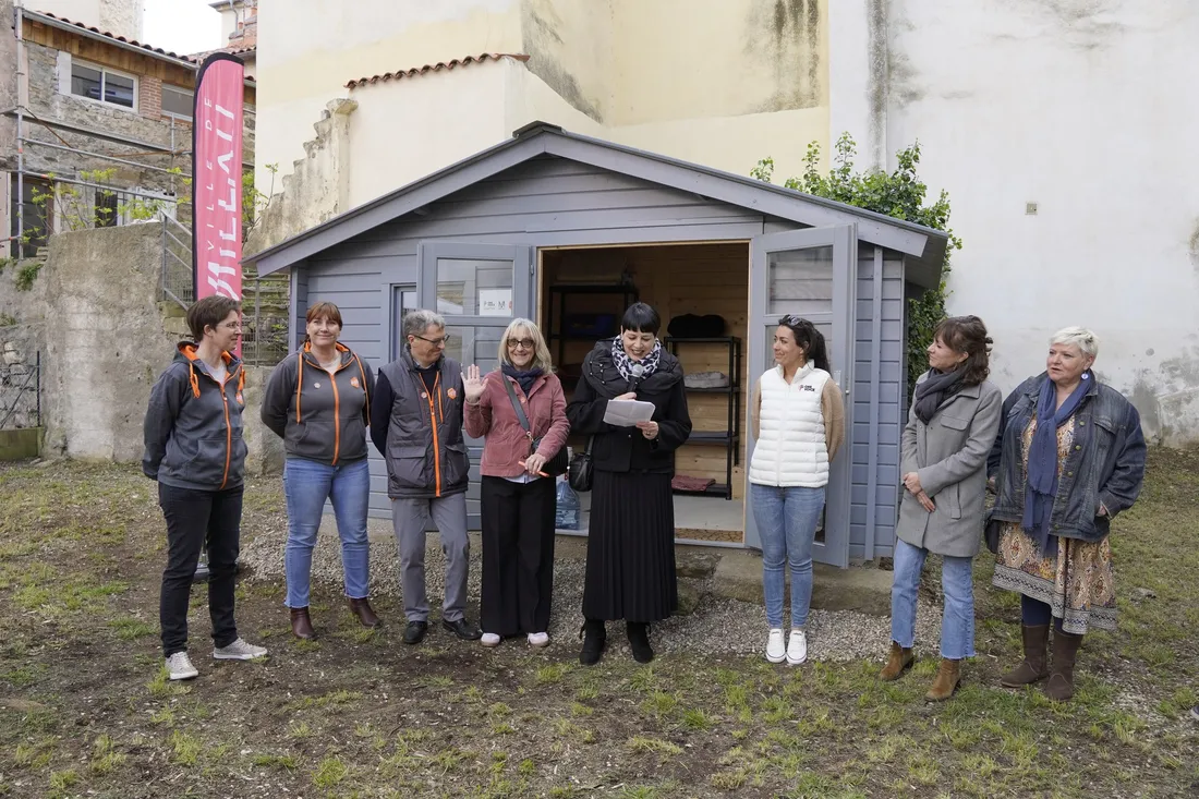 Inauguration du chatipi à Millau (Aveyron)
