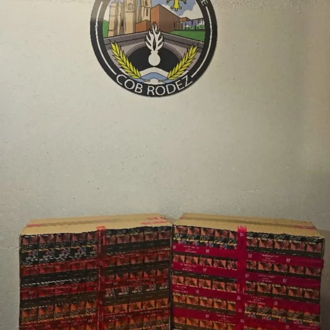 Les cigarettes contrefaites provenaient d'un laboratoire roumain. 