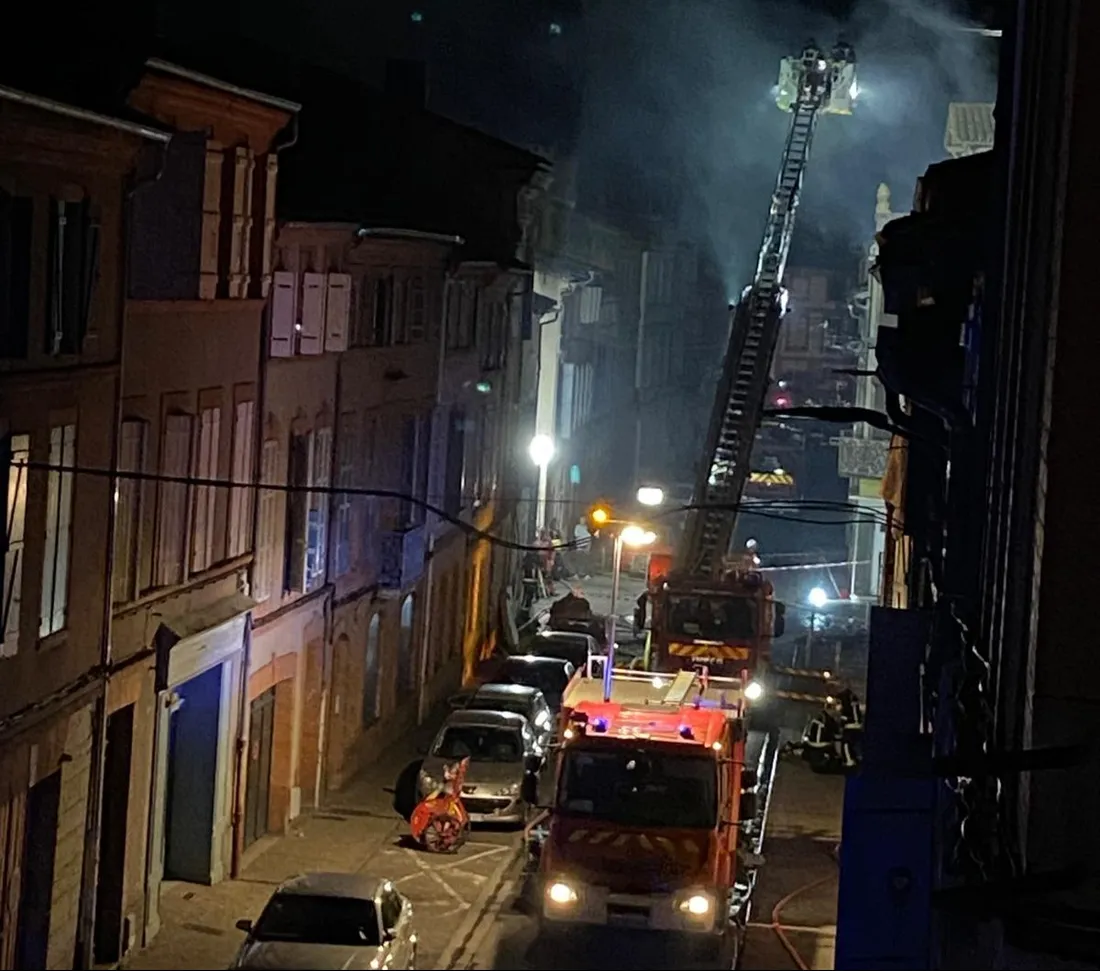 Les pompiers mobilisés toute la nuit