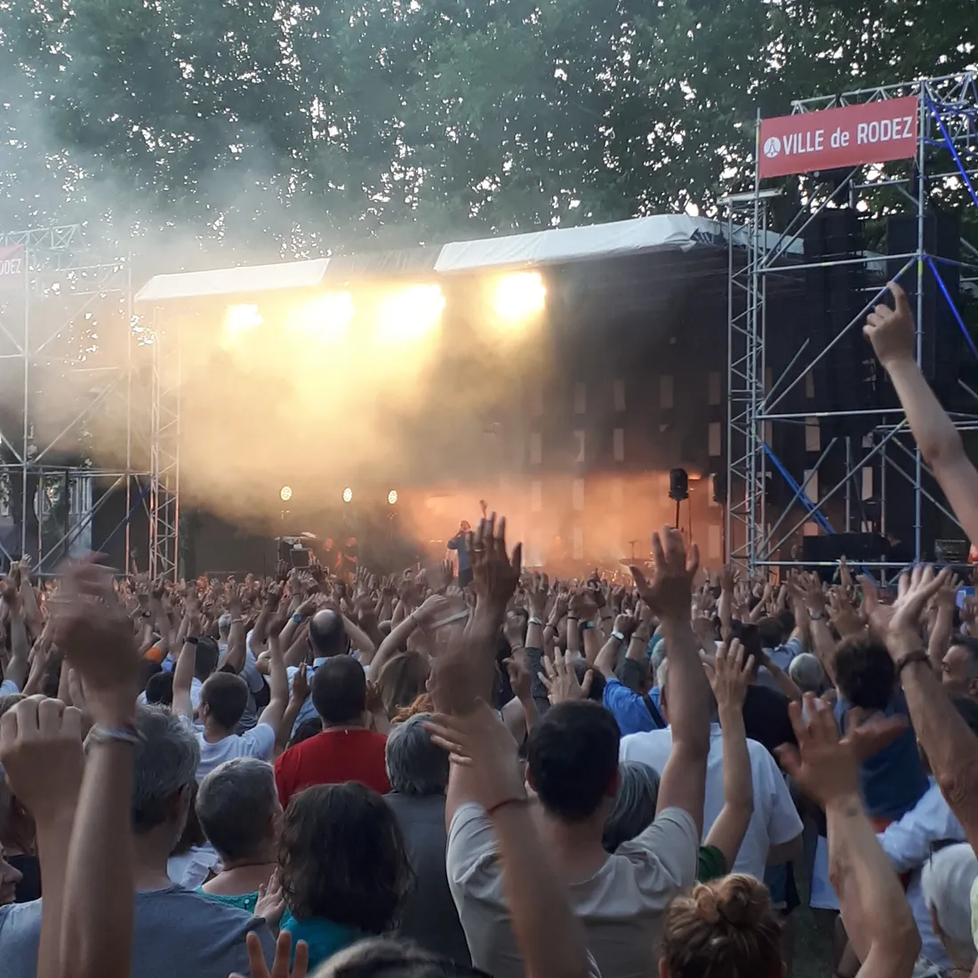 Un concert aux haras de Rodez (Aveyron)
