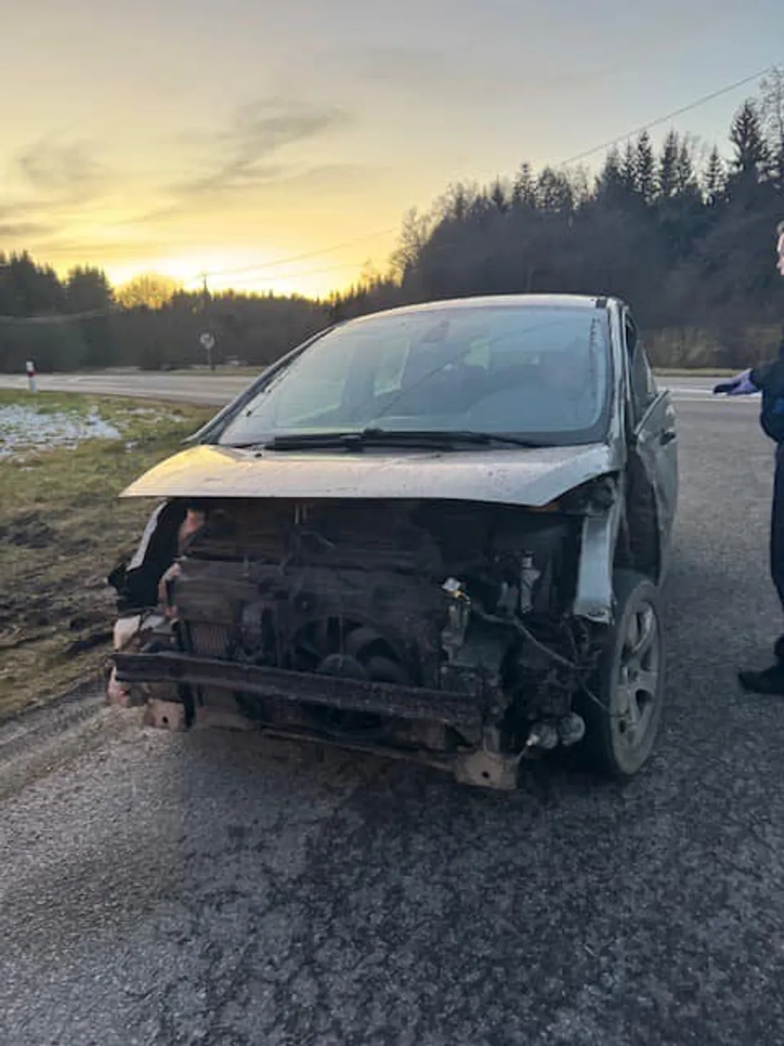 Un véhicule stoppé après un contrôle des gendarmes de Corrèze.