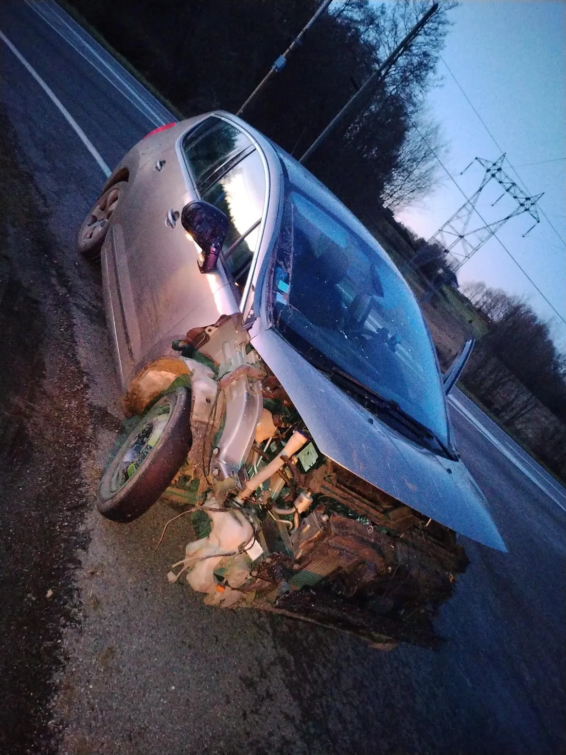 Un véhicule stoppé après un contrôle des gendarmes de Corrèze.