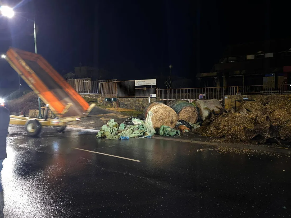 Mobilisation de la Coordination rurale en Dordogne en janvier 2026.