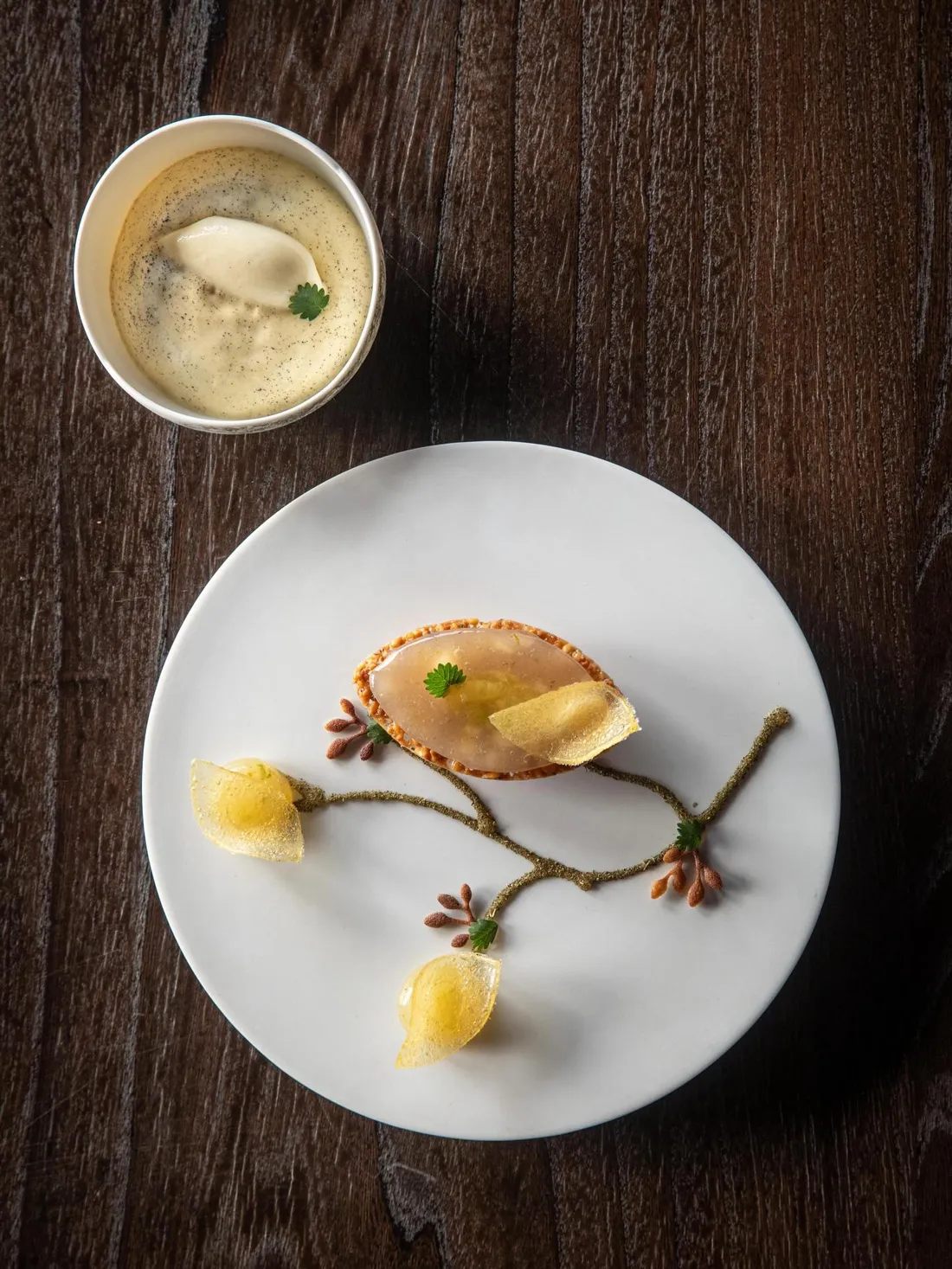 Le dessert proposé par Rémi Hyvernat.