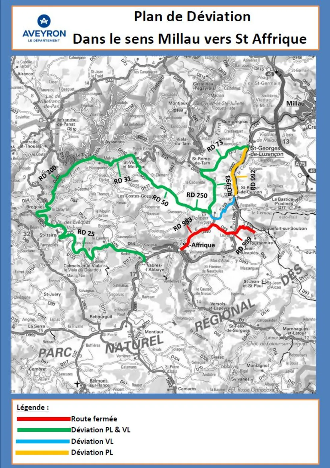 Les perturbations liées à la Route d'Occitanie