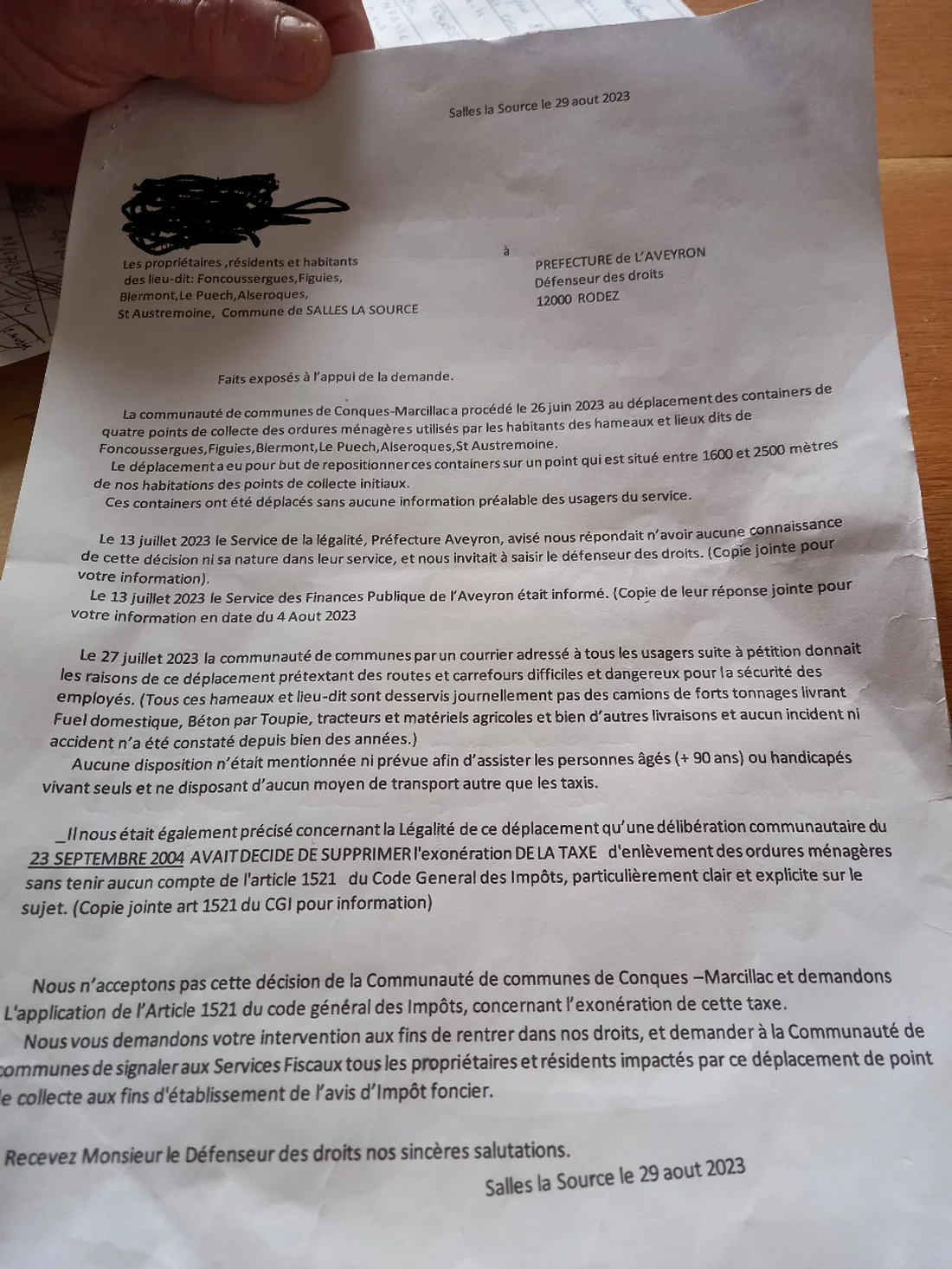 Document déplacement des poubelles