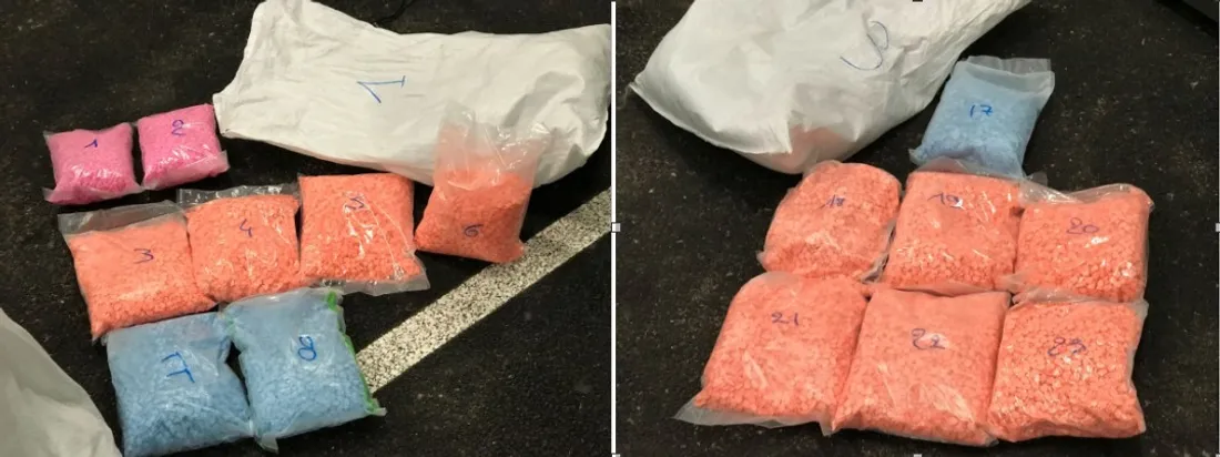 Des cachets d'ecstasy saisis au péage du viaduc de Millau.