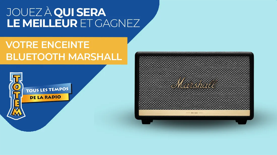 Opé jeu antenne enceinte marshall