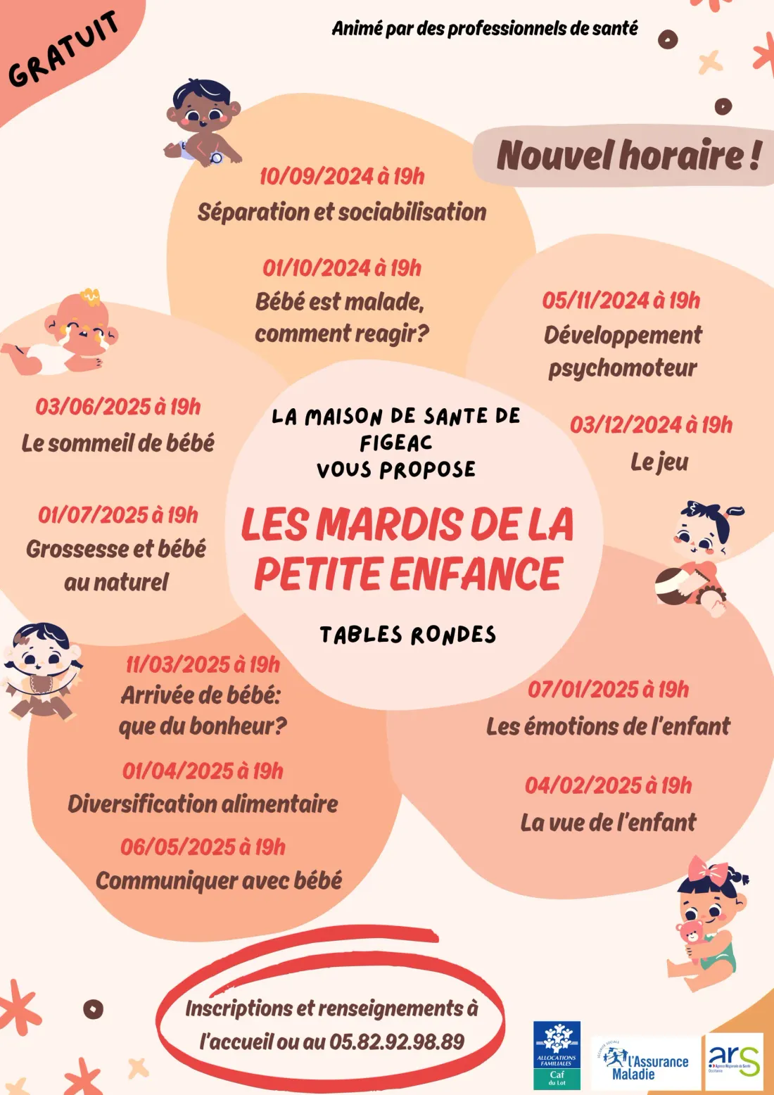 Des tables rondes sur la petite enfance à Figeac (Lot)