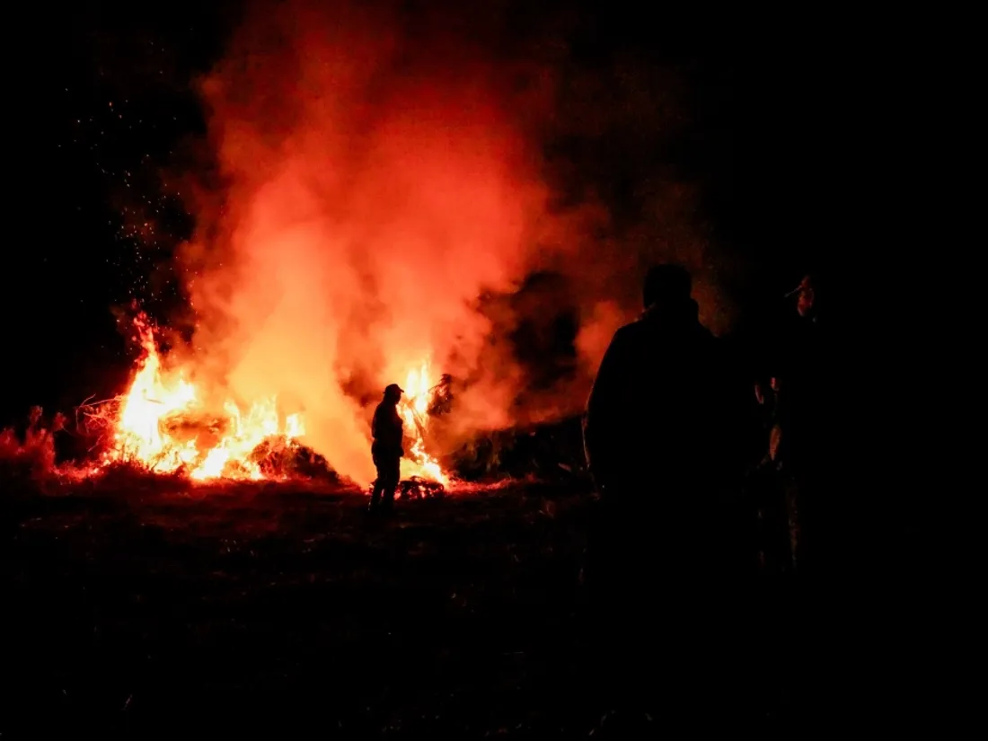 Feux de la colère à La Mothe, Aveyron