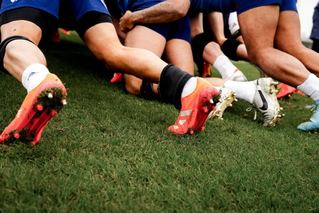 Les pelouses du centre national de rugby.
