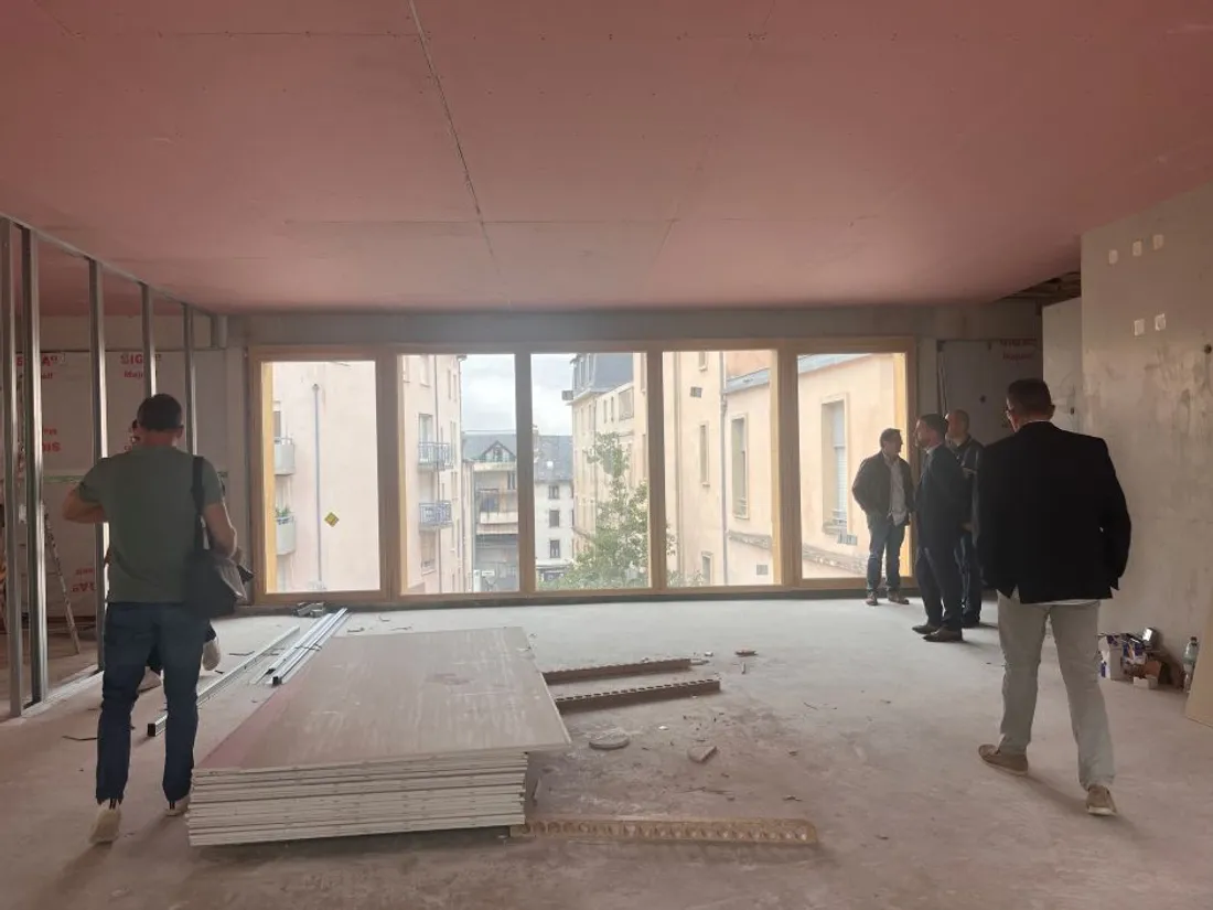 Le nouveau bâtiment de l'école Flaugergues à Rodez (Aveyron)