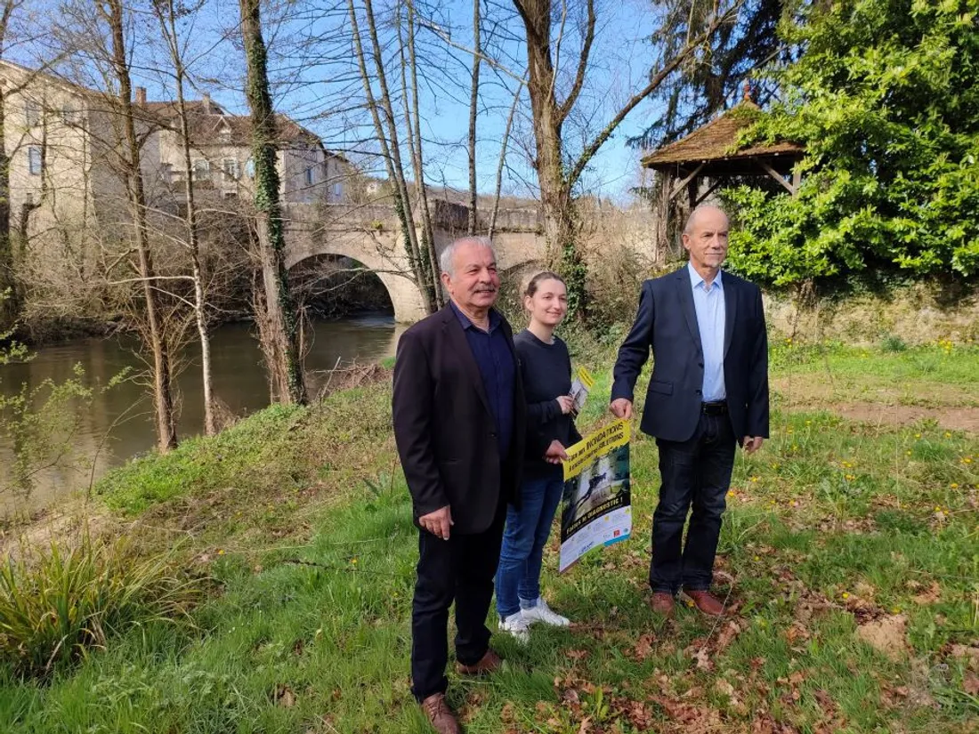 Prévention des inondations à Figeac (Lot).