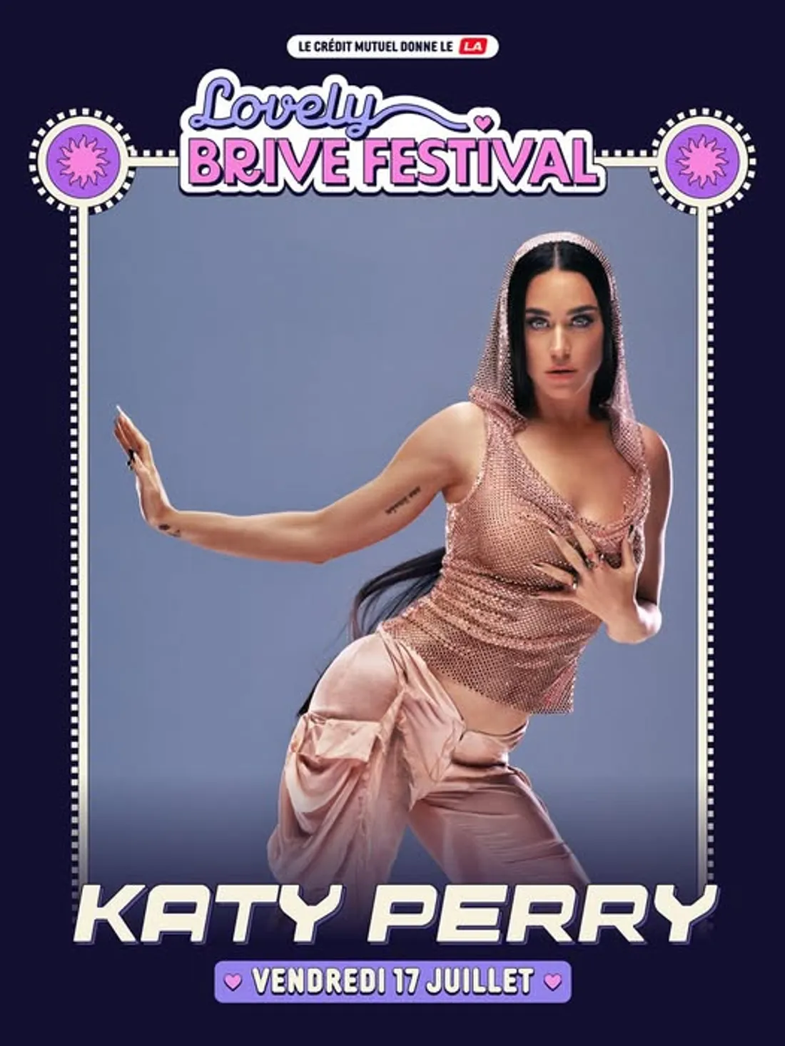 Katy Perry sera sur la scène du Lovely Brive Festival le 17 juillet 2026.