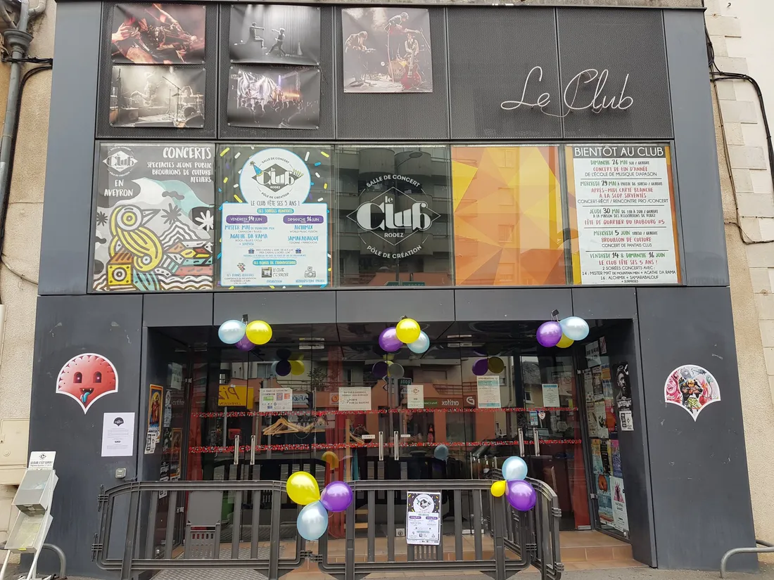 La salle de spectacle Le club, à Rodez (Aveyron)