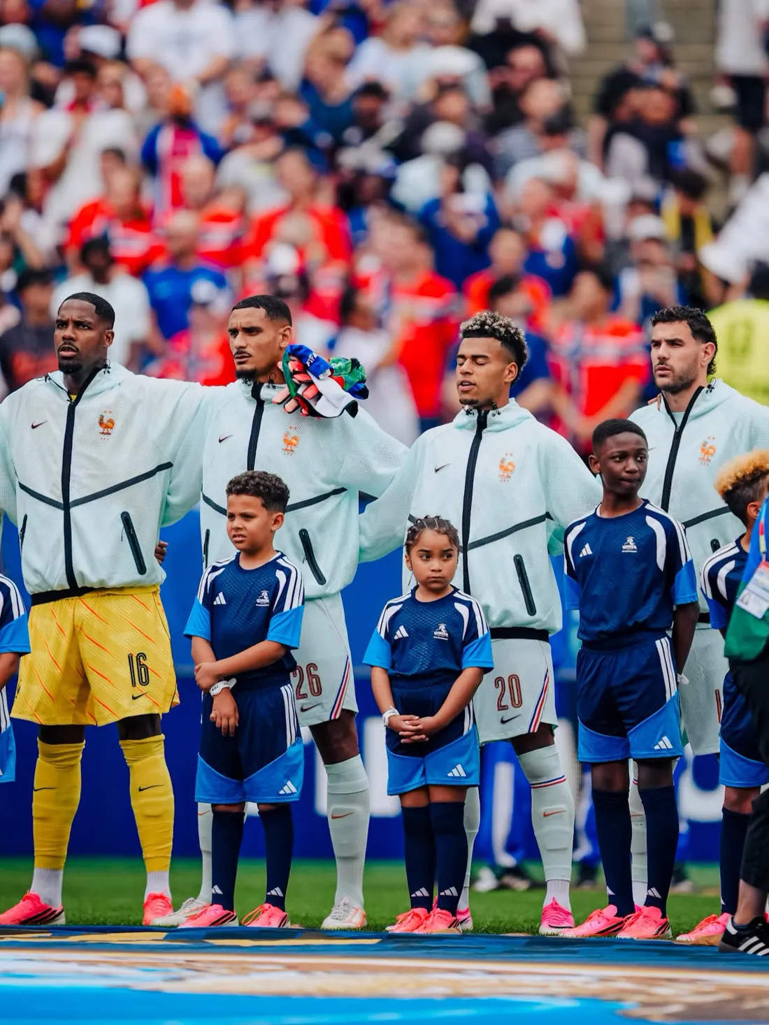 L'équipe de France de football lors de la Coupe du Monde 2026.