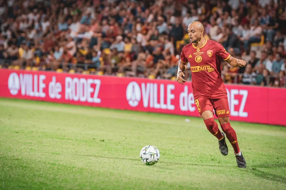 Le buteur du RAF Timothé Nkada.