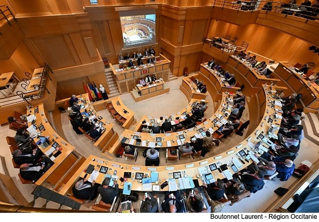L'hémicyle de la région Occitanie