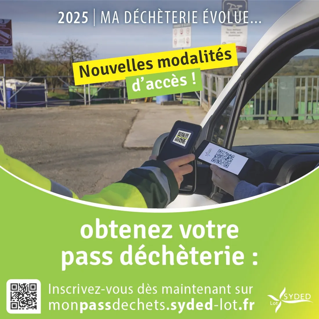 Un pass sera nécessaire pour accéder aux déchèteries du Lot.