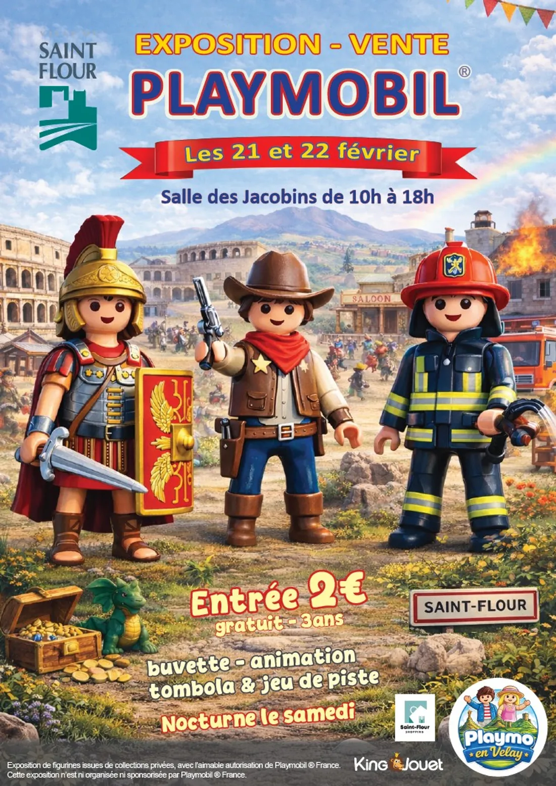 Week-end Playmobil à Saint-Flour ( Cantal)